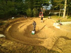 Aménagement bâche bassin EPDM 150m²