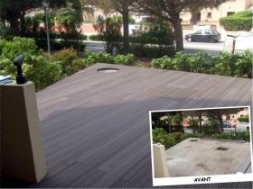 Terrasse composite Canet village (2)