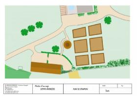 Aménagement potager - Avant Après