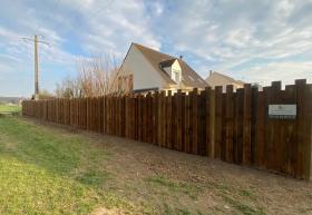 Aménagement clôture bois